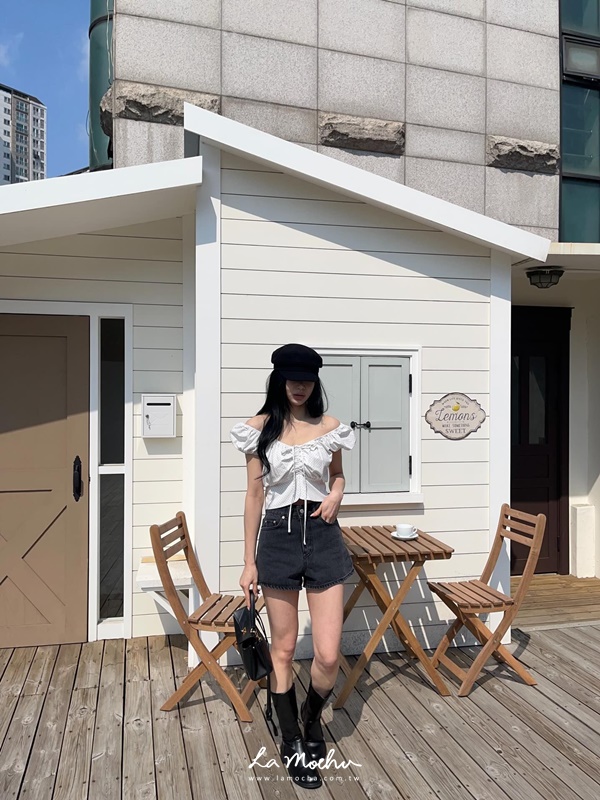 點點公主系拉伸上衣